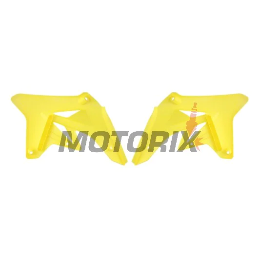 Přední boční plasty -POLISPORT- žluté, SUZUKI RM-Z 250 2007-2009