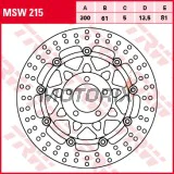 Brzdový kotouč -TRW- MSW215, 300mm, Kawasaki GPZ 900R/1100/GTR 1000/Z 750-1000/Zephyr 550-750/ZR-7 750/ZRX 400/ZX-12R/ZX-6R 600-636/ZXR 400/ZZR 250-600 (1989-2006)