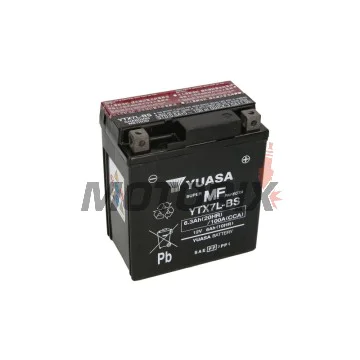 Akumulátor -YUASA- YTX7L-BS, 6Ah 12V