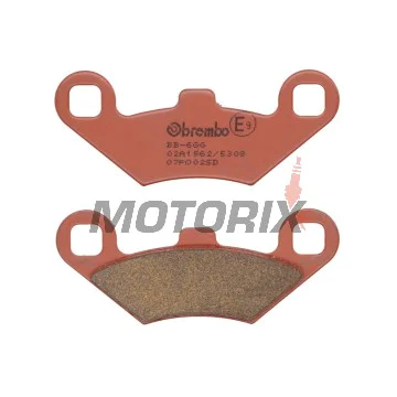 Brzdové destičky -BREMBO- 07PO02SD, Polaris Scrambler 400/500/500 H.O. (2WD & 4WD), Polaris Sportsman 400/500 EFI/H.O./Touring/X2/6x6 ATV