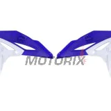 Přední boční plasty -POLISPORT- modré/bílé, YAMAHA YZ 250 2010-2013