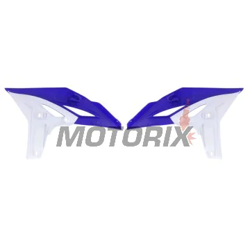 Přední boční plasty -POLISPORT- modré/bílé, YAMAHA YZ 250 2010-2013