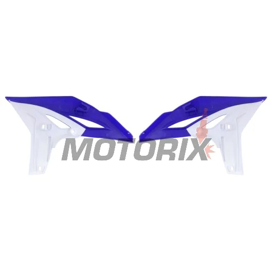 Přední boční plasty -POLISPORT- modré/bílé, YAMAHA YZ 250 2010-2013