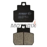 Brzdové destičky -TRW- MCB782, Piaggio/Vespa GTS 250/250ie/ABS (2005-2016), GTV 250/300 (2007-2014), MP3 125/125ie (2006-2008), X8 125/150/200/250/400 (2005-2008), X9 125/250 Evolution (2005-2008)