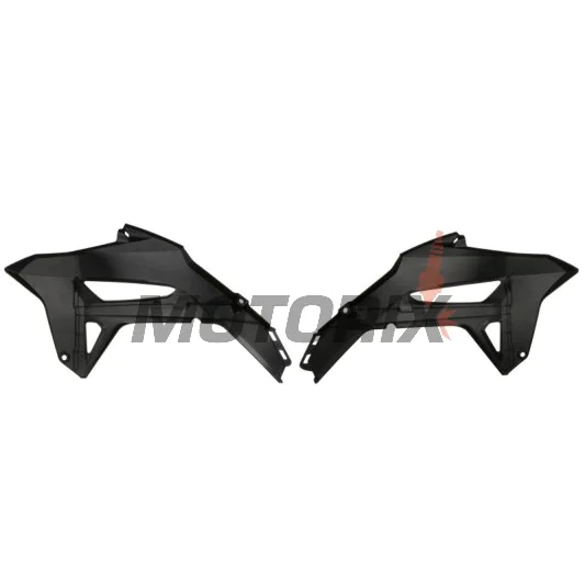Přední boční plasty -POLISPORT- černé, HONDA CRF 250/450 2021-2023