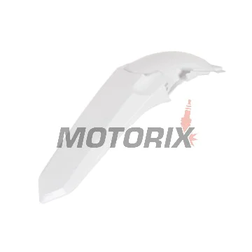 Zadní blatník/kapotáž -POLISPORT- bílý, YAMAHA YZ 125/250 2015-2021