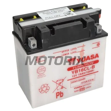 Akumulátor -YUASA- YB16CL-B, 20Ah 12V