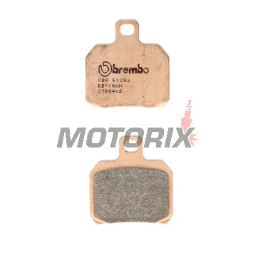 Brzdové destičky -BREMBO- 07004XS, Aprilia, Ducati, KTM, Honda, Moto Guzzi, Piaggio/Vespa, Peugeot, Rieju, Derbi — 50-1200cc