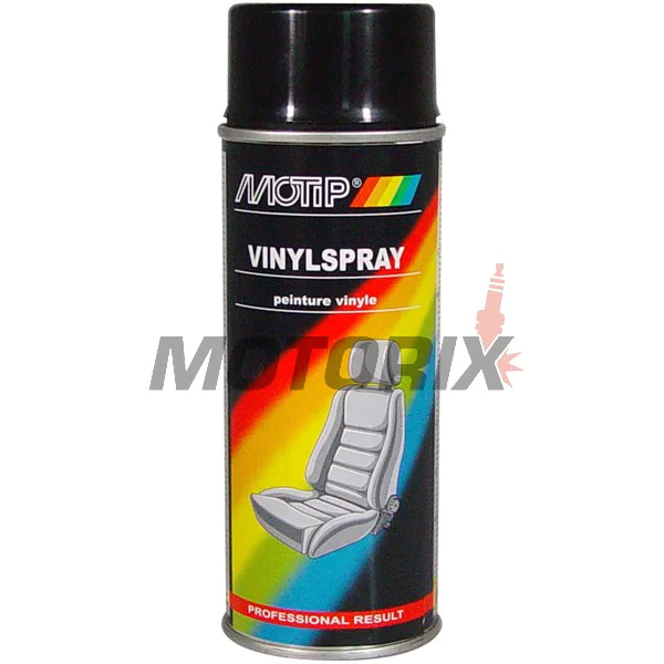 Barva na kůži ve spreji -MOTIP- matná, černá, 200ml