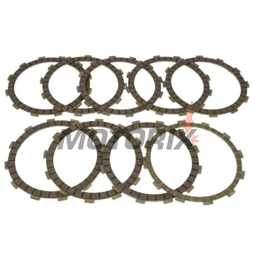 Sada spojkových lamel -TRW- MCC355-9, Honda CBR1100XX Blackbird (1997-2008), Suzuki GSF1250 Bandit/Bandit S/ABS (2007-2016), Suzuki GSX1250F/FA (2010-2017), Suzuki Intruder 1500 M/VL/VZ (2009-2014)