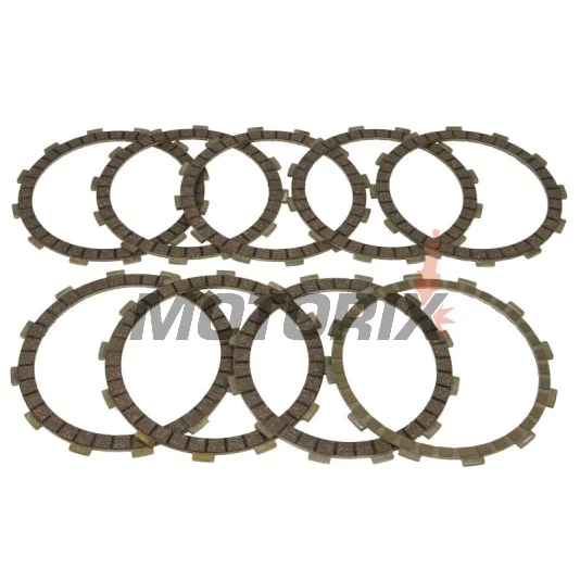 Sada spojkových lamel -TRW- MCC355-9, Honda CBR1100XX Blackbird (1997-2008), Suzuki GSF1250 Bandit/Bandit S/ABS (2007-2016), Suzuki GSX1250F/FA (2010-2017), Suzuki Intruder 1500 M/VL/VZ (2009-2014)