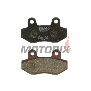 Brzdové destičky -FERODO- FDB312P, Honda CH Spacy/MBX 50-125, Hyosung GT/GV Aquila/Karion/XRX 125-650, Kymco Pulsar 125, Peugeot Django/Speedfight IV 50-125 1985-2015