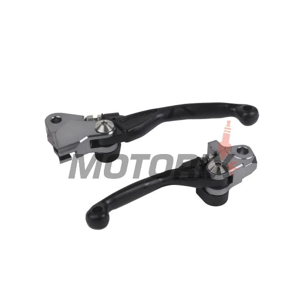 Sada páček -POLISPORT- černý, non-breakable, KAWASAKI KX 250/450 2013-2020
