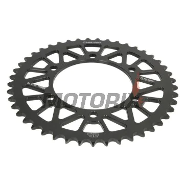Zadní rozeta -JT- JTA486,45BLK, 45 zubů, černý, hliníkový, Kawasaki ER 500 1997-2006, EX 250 1988-2012, EX 300 2013-2017, EX 500 2006-2009, GPX 250 1988-1996, GPZ 250 1986-1987, GPZ 500 1987-2005, KR 250 1984-1985, Ninja 250 2008-2010, 2014-2015
