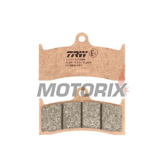 Brzdové destičky -TRW- MCB660SV, Buell M2 Cyclone 1200 (1999-2002), S3 Thunderbolt 1200 (1998-1999), X1 Lightning 1200 (1999-2001); Kawasaki ZRX 1100C (1997-2000), ZX-7RR 750N Ninja (1996-1999); MV Agusta Brutale 910 (2007), F4 750S/750SPR/750 Senna/1000