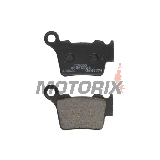 Brzdové destičky -FERODO- FDB2165EF, Husqvarna CR/FE/SM/TC/TE/TX/WR/WR-E 125-510 2005-2018, KTM EXC/EXC-E/EXC-F/SMR/SX/SX-F 125-560 2003-2017