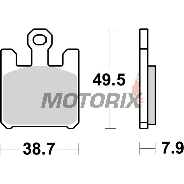 Brzdové destičky -BREMBO- 07SU26SA, Kawasaki Ninja ZX-6R 636, ZX-10R, ZX-12R; Suzuki GSX-R1000