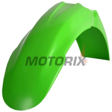 Přední Supermoto blatník -POLISPORT- zelený, KAWASAKI KX 125/250 2003-2008