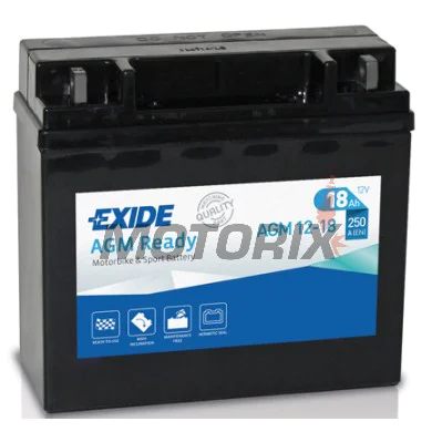 Akumulátor -EXIDE- AGM12-18, 18Ah 12V