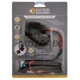 USB adaptér -OXFORD- s držákem na řídítka 22mm - univerzální