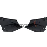Zadní boční plasty -POLISPORT- černé, YAMAHA YZ 125/250 2022-2023