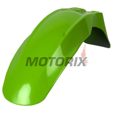 Přední Supermoto blatník -POLISPORT- zelený, KAWASAKI KLX 110 2002-2009
