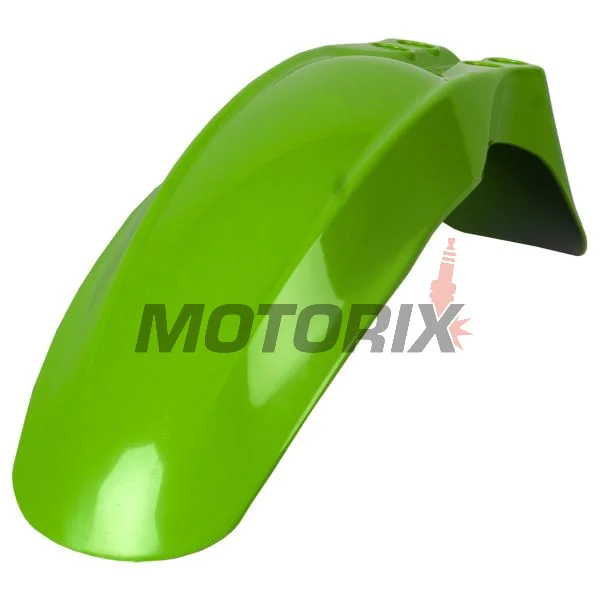 Přední Supermoto blatník -POLISPORT- zelený, KAWASAKI KLX 110 2002-2009