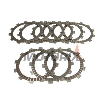 Sada spojkových lamel -TRW- MCC442-9, Yamaha FZR750R & YZF750R/SP (1989-1998), TDM850/900/900A ABS (1996-2014), TRX850 (1996-1999), YZF-R6 600 (2006-2020)