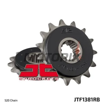 Přední pastorek -JT- JTF1381,15, 15 zubů, Honda CB 500 2013-2019, CBR 500 2013-2021, CMX 500 2017-2019