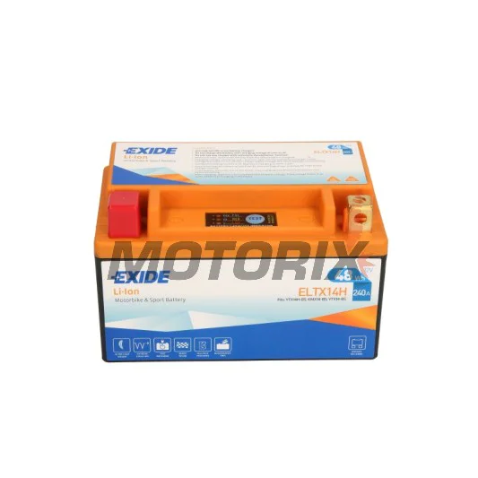 Akumulátor -EXIDE- ELTX14H, 48Wh (4Ah), 12V, Lithium-ion