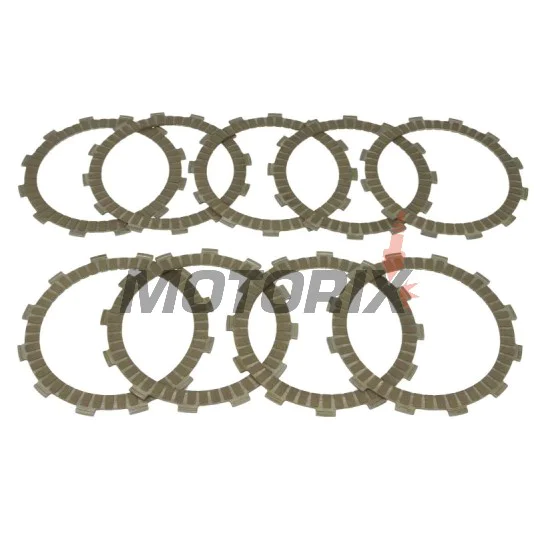 Sada spojkových lamel -TRW- MCC525-9, Husqvarna CR250, WR250/360 (1999); TM Racing Cross 300 (1996-2005), EN 250/250F/300/400F (1996-2011), MX 250/250F (1996-2007), SMR 250/300 2T (2005-2007), SMX 250F (2002-2006)