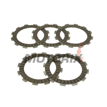 Sada spojkových lamel -TRW- MCC557-5, Aprilia RS4 125 (2011-2016), SX 125 4T (2019-2020), Tuono 125 ABS (2017-2022), Derbi GPR 125 4T (2009-2013), Mulhacen 125/125 4T (2007-2013), Senda 125R/DRD/SM Racing 4T (2009-2013), Terra 125/Adventure (2007