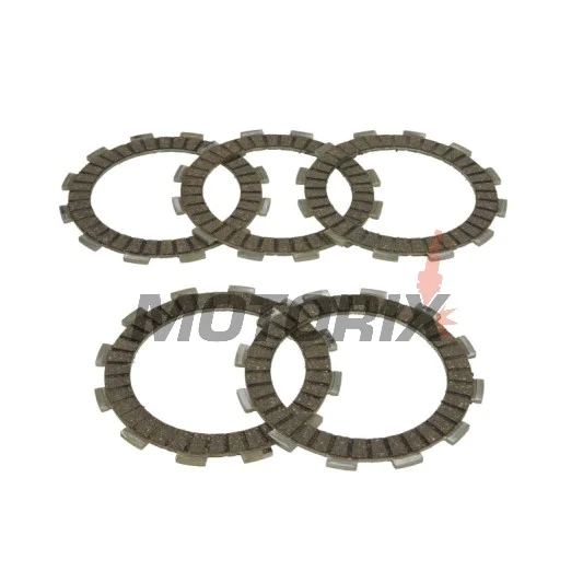 Sada spojkových lamel -TRW- MCC557-5, Aprilia RS4 125 (2011-2016), SX 125 4T (2019-2020), Tuono 125 ABS (2017-2022), Derbi GPR 125 4T (2009-2013), Mulhacen 125/125 4T (2007-2013), Senda 125R/DRD/SM Racing 4T (2009-2013), Terra 125/Adventure (2007