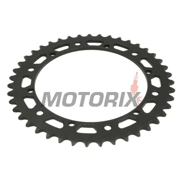 Zadní rozeta -JT- JTA853,43BLK, 43 zubů, černý, hliníkový, Yamaha DT 200 1989-1995, DT 250 1977-1980, DT 400 1977-1978, TT 250 1993-1995, XT 500 1977-1985