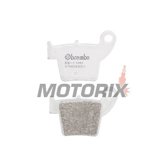 Brzdové destičky -BREMBO- 07HO48SX, Aprilia MXV 450 (2008), Honda CR 125, 250 (2002-2004), CRE 250-500 (2002-2010), CRF 150, 250, 450 (2002-2011), CRM 450 (2008)