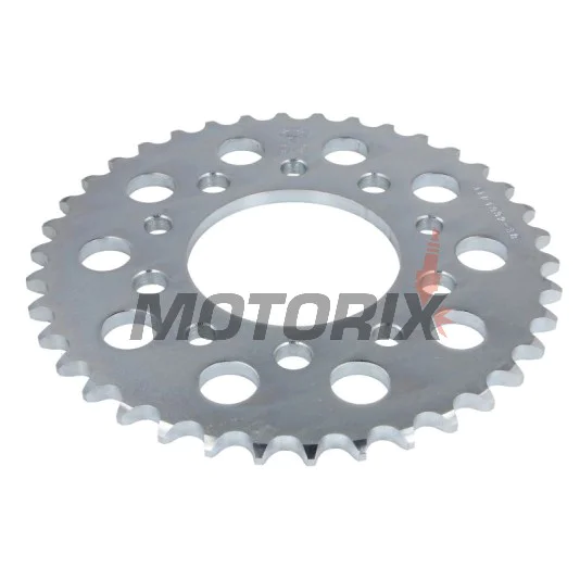 Zadní rozeta -JT- JTR1332,38, 38 zubů, ocelový, Honda CB 400 1991-2005, 2012, CB 500 1994-2003, CB 750 1991-2003, CB-1 400 1989-1991, CMX 450 1986-1987, GB 400 2011-2012, GB 500 1989-1990, NTV 650 1988-1991, NV 400 1995-1997
