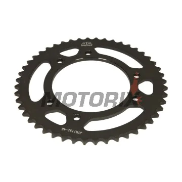 Zadní rozeta -JT- JTR1132,48, 48 zubů, ocelový, Aprilia RX 50 2018, Bultaco Lobito 50 1998-2001, Derbi Senda 50 2005-2011, Gilera RCR 50 2012-2016, Rieju RR 50 1997-2001