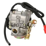Karburátor -MOTORIX- CVK 17mm, kovová víčko, GY6 50cc, Kymco