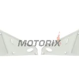 Zadní boční plasty -POLISPORT- bílé, YAMAHA YZ 80 1993-2001