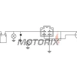 Regulátor dobíjení -DZE- regulátor dobíjení, 12V, 12A, APRILIA MOJITO, SR; HONDA SA; KYMCO SENTO 50 1995-2012