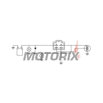 Regulátor dobíjení -DZE- regulátor dobíjení, 12V, 12A, APRILIA MOJITO, SR; HONDA SA; KYMCO SENTO 50 1995-2012