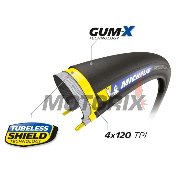 Plášť na kolo -MICHELIN- 700X25C, POWER CUP CLASSIC