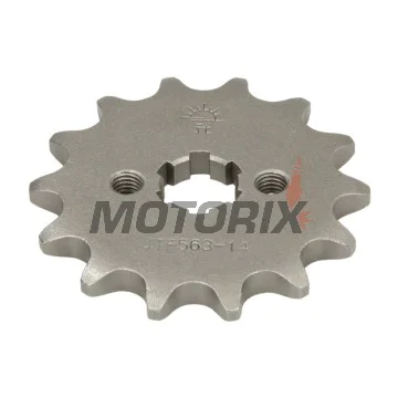 Přední pastorek -JT- JTF563,14, 14 zubů, Kawasaki KDX 50 2003-2006, Suzuki ALT (Three Wheelers) 50 1983-1984, GT 50 1977-1980, JR 50 1978-1983, 1985-2007, LT 50 1989-2001, LT-A 50 2001, TS 50 1979-1983, ZR 50 1979-1981, 1984-1988