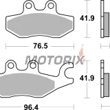 Brzdové destičky -BREMBO- 07060, Piaggio/Vespa Beverly, MP3, X-Evo, X7, X8, X9, X10 (2004-2014)