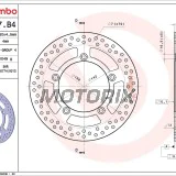 Brzdový kotouč -BREMBO- 68B407B4, Suzuki AN Burgman 400-650 (2003-2012)