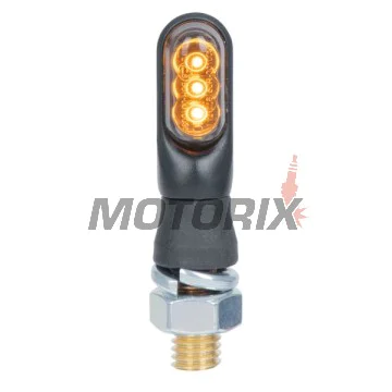 Sada blinkrů -OXFORD- ATOM Mini, 3 LED, černé