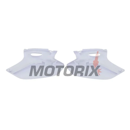 Zadní boční plasty -POLISPORT- bílé, YAMAHA YZ 250 2001-2002