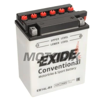Akumulátor -EXIDE- YB14L-B2, 14Ah 12V