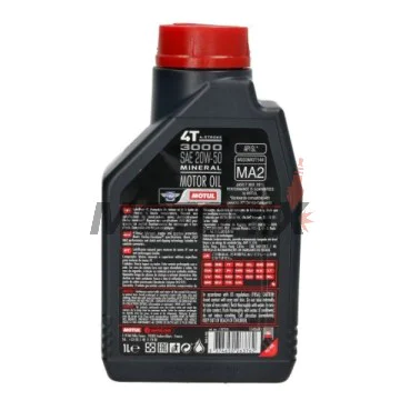 Motorový olej -MOTUL- 3000, 20W50, minerální, 1L