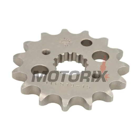 Přední pastorek -JT- JTF519,15, 15 zubů, Kawasaki VN 800 1995-2006, ZX 600 1993-2002, ZX-9R 900 1994-2001, ZXR 750 1989-1995, ZZR 500 1990-1996, ZZR 600 1990-2004, Yamaha FZR 400 1988, 1990-1995